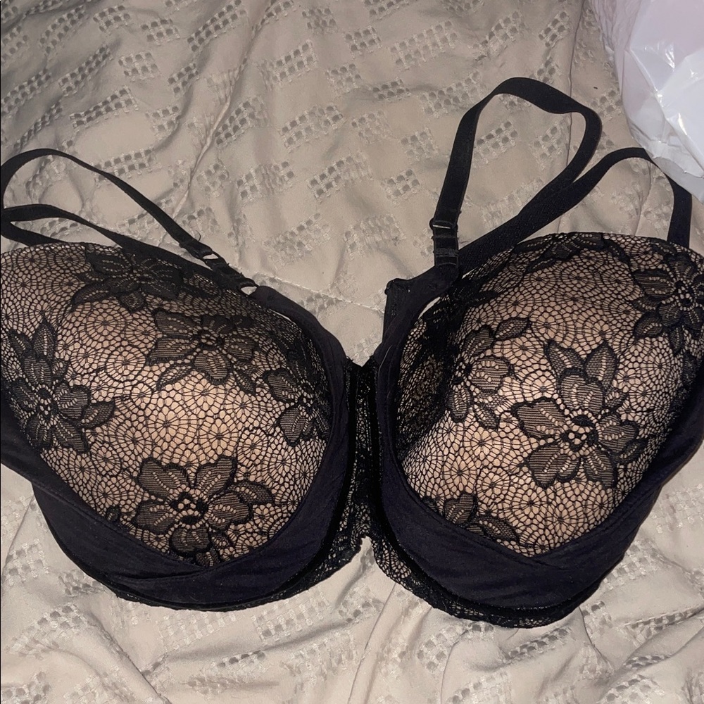Elegant Black Lace Bra